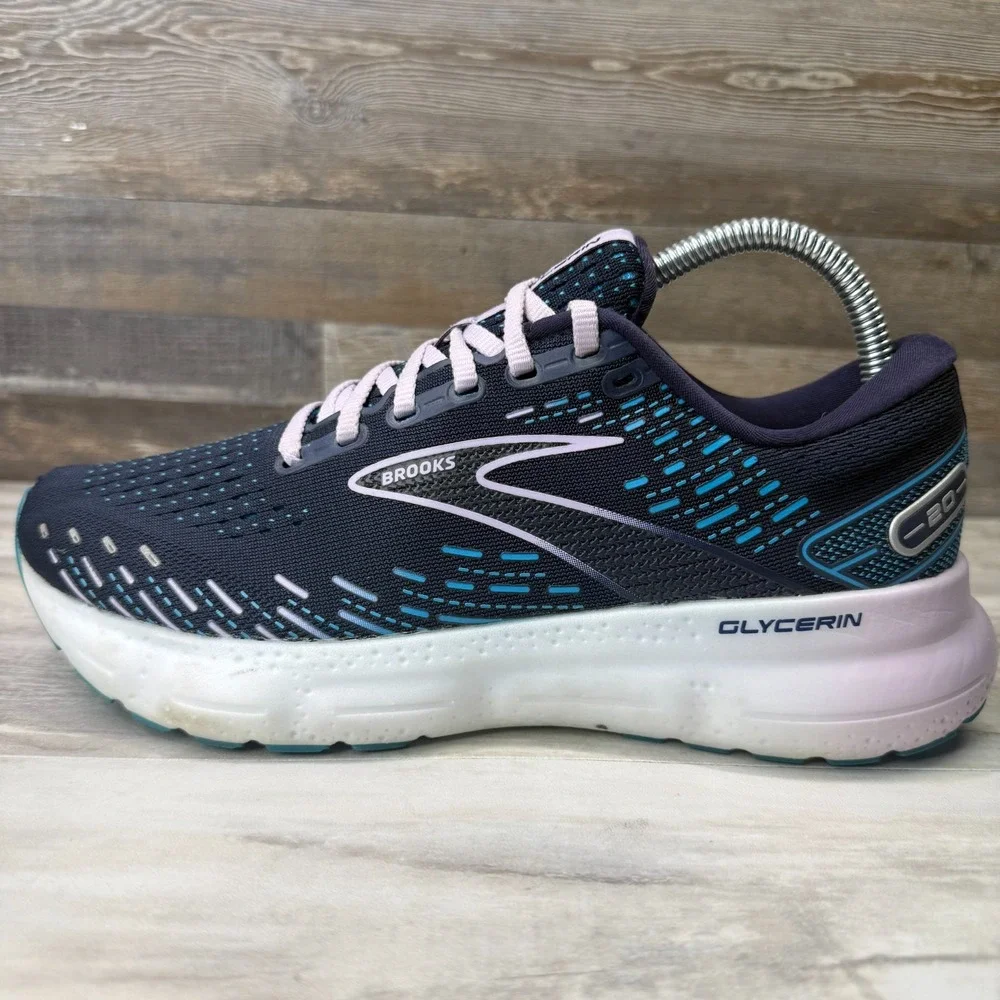 Brooks Glycerin 20 Women's Size 9‎ B Blue Running Shoes Sneakers 1203691B499